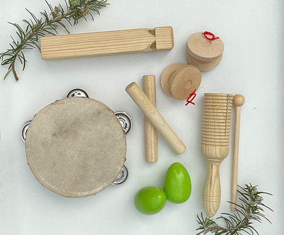 Wooden Music Instrument Pack for Children