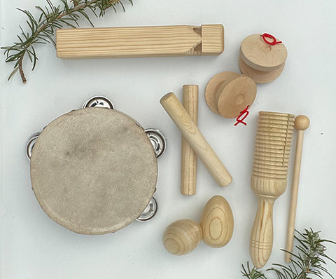 Wooden Music Instrument Pack for Children