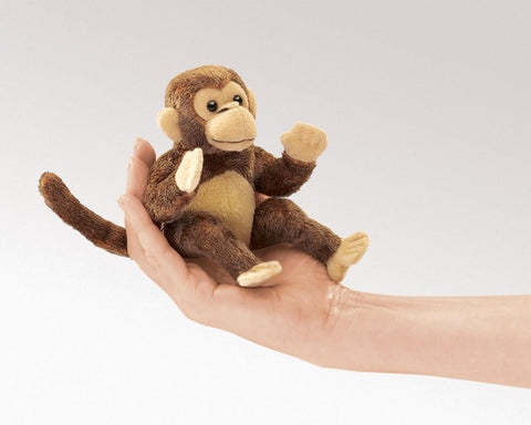 Mini monkey Folkmanis puppet